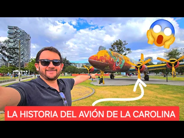Video thumbnail for ¿QUÉ hace un AVIÓN DC-6 en pleno Parque La Carolina en #QUITO? Te CONTAMOS su increíble HISTÓRIA ✈️
