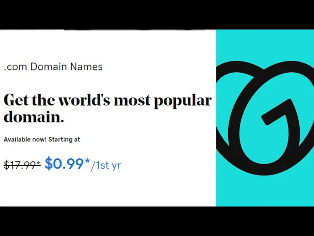Video thumbnail for Get .COM Domain at $1=Rs.76 from GoDaddy | PROWEBTIPS