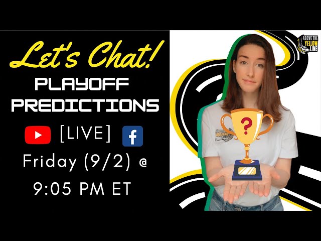 Video thumbnail for Let's Chat LIVE: Playoff Predictions