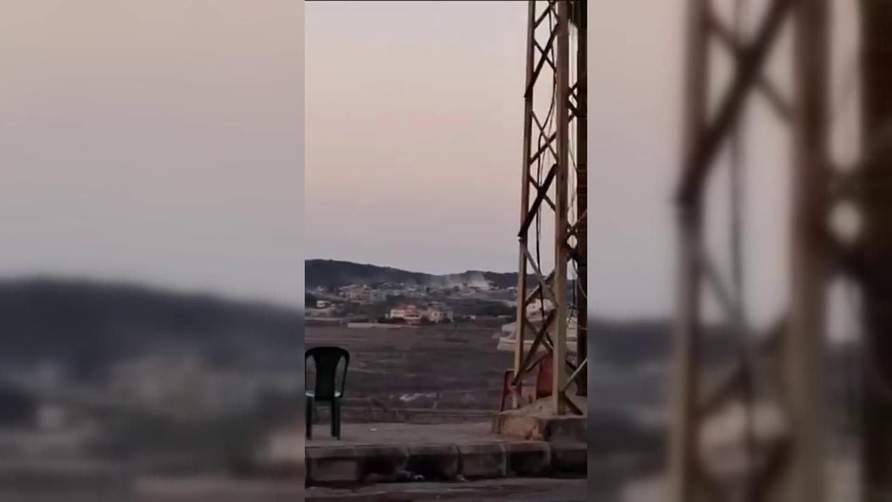 Video thumbnail for Lebanon: Israeli Strikes Pound Southern Lebanon.