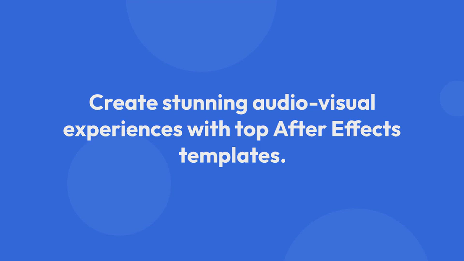 'Video thumbnail for 10 Best After Effects Audio Visualizer Templates For 2024'