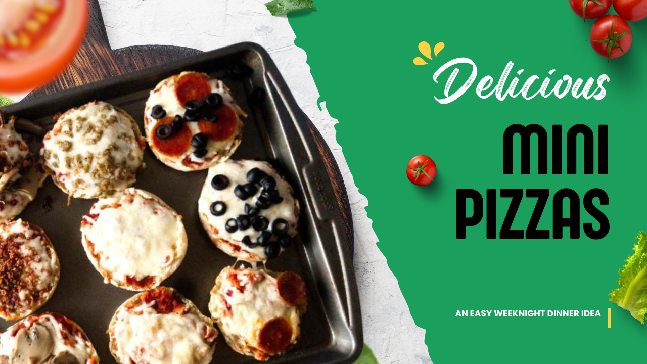 'Video thumbnail for Delicious English Muffin Mini Pizzas | Quick and Easy Recipe'