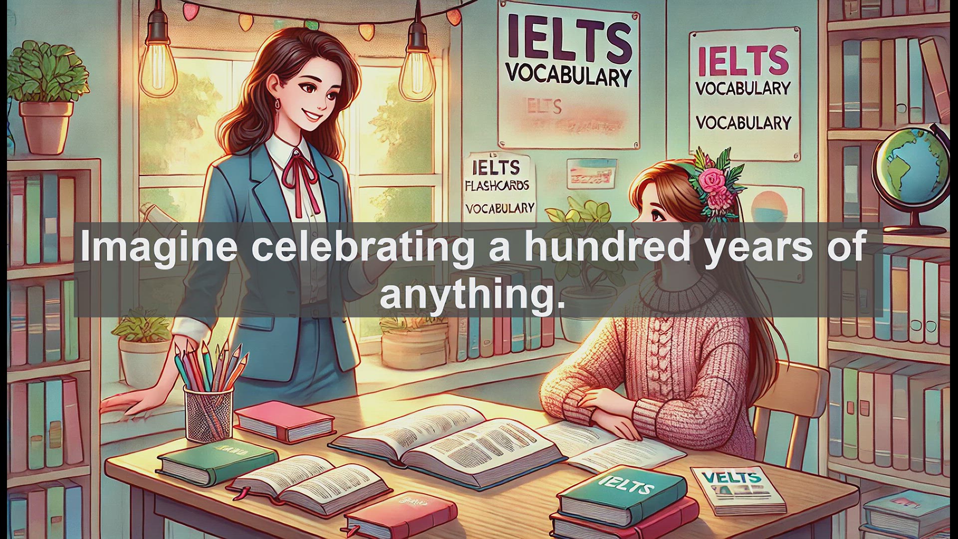'Video thumbnail for 5000 Must Know IELTS 8.0 Vocabulary - Mastering 'Centenary' for IELTS: Boost Your Vocabulary Score'