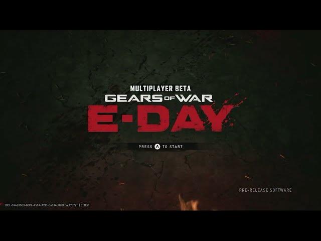 Video thumbnail for Gears of War: E-Day Open Beta - "Welcome To The Multiplayer Beta" Initial Set-Up Options