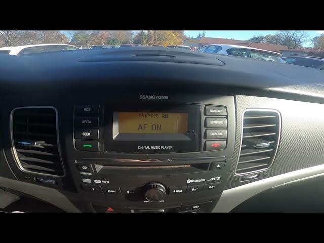 Video thumbnail for How to Enable or Disable AF for Car Radio in Ssangyong Korando III ( 2010 – 2016 ) | Use AF in Radio