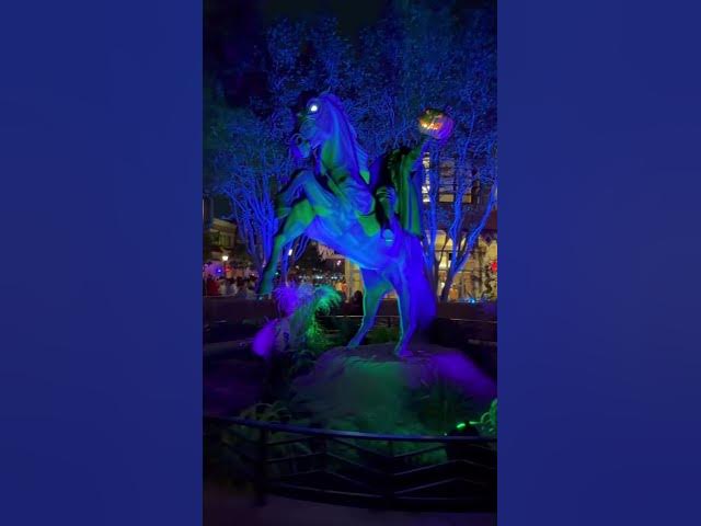 Video thumbnail for The Headless Horseman Day and Night on Buena Vista Street!