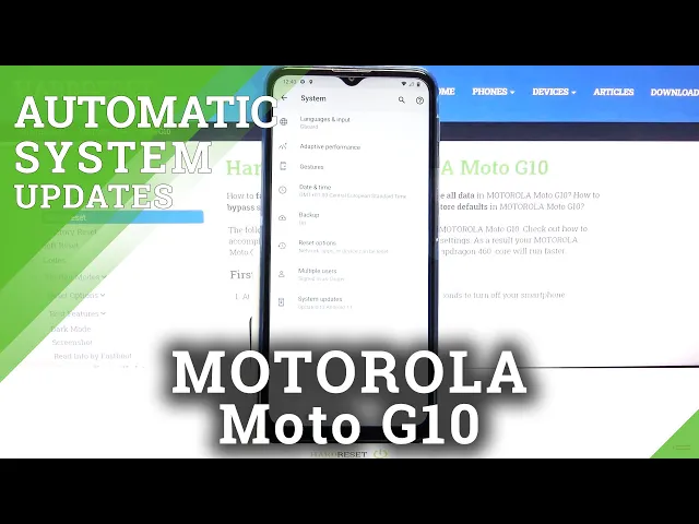 Video thumbnail for How to Activate Auto System Updates in MOTOROLA Moto G10 – Find Automatic Updates