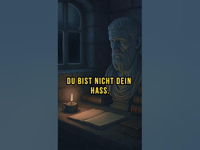 Video thumbnail for Hass kontrollieren – Du bist nicht dein Hass (Stoizismus)