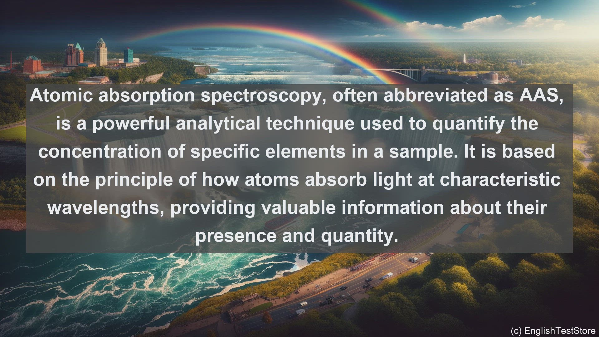 'Video thumbnail for Atomic absorption spectroscopy in science  definition and examples'