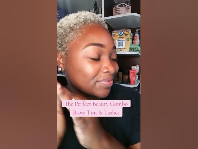 Video thumbnail for The Perfect Combo for Demure Women, Brow wax, Tint & Lashes combo. Book the service 783-0405 #lashes
