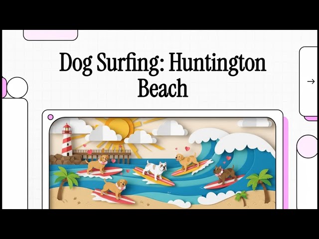 Video thumbnail for Discover the Competitions for Dog Surfing In Huntington Beach