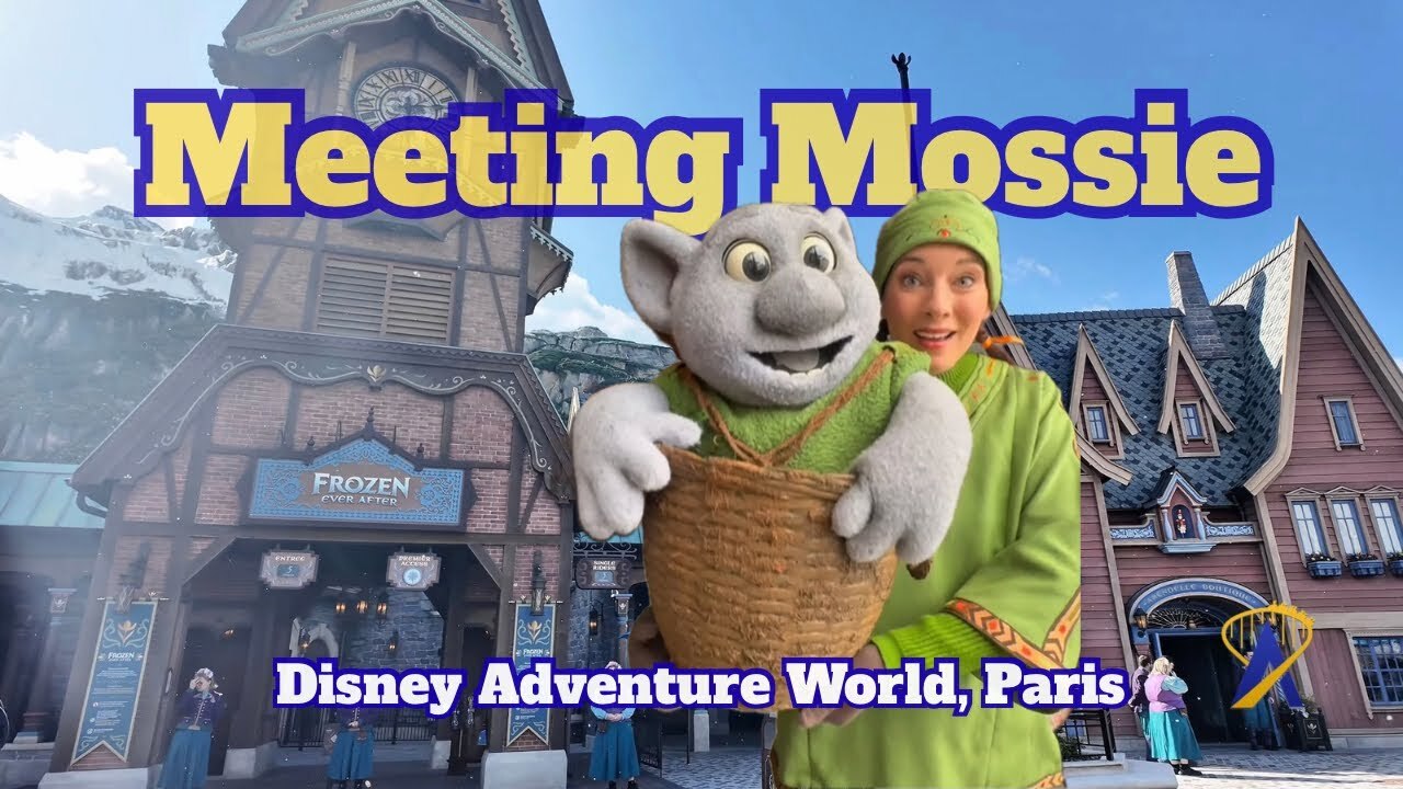 Video thumbnail for Meeting Mossie in the World of Frozen at Disney Adventure World - Disneyland Paris