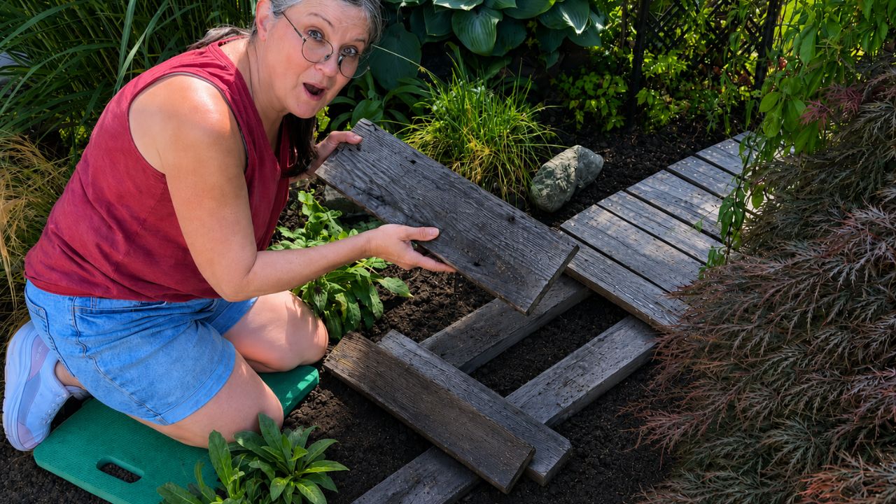 Video thumbnail for She Turns Scrap Wood Into A Backyard Masterpiece