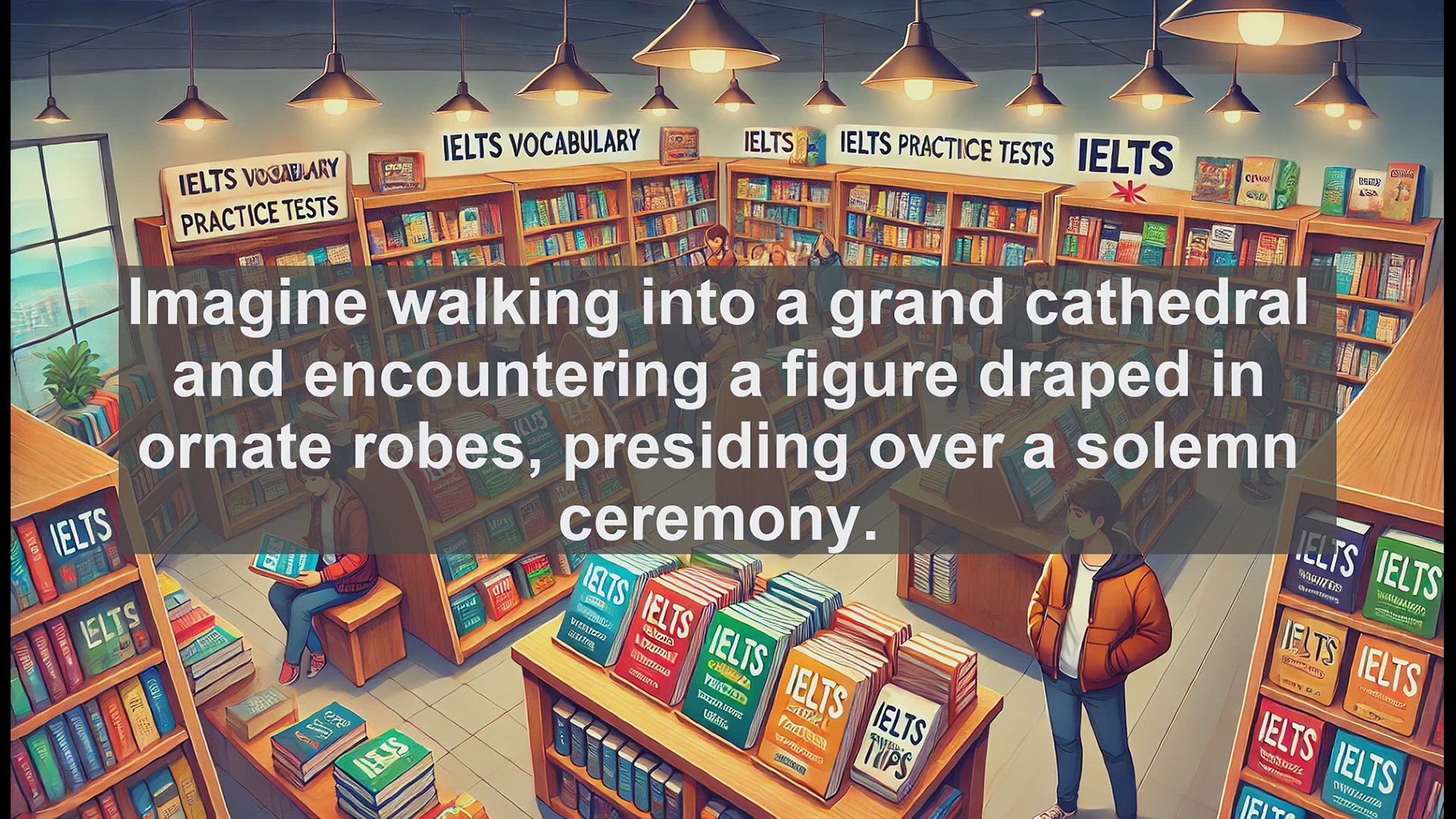'Video thumbnail for 5000 Must Know IELTS 8.0 Vocabulary - Ecclesiastic: Boost Your IELTS Vocabulary'