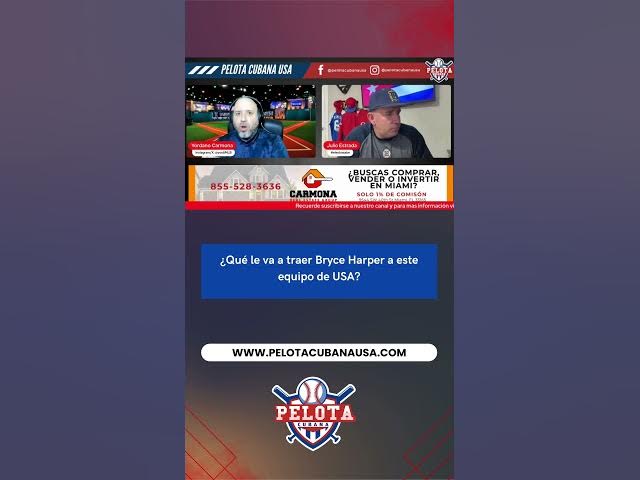 Video thumbnail for ¿Qué le va a traer Bryce Harper a este equipo de USA?