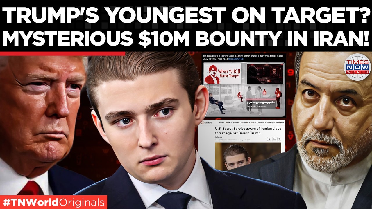 Video thumbnail for BREAKING: Iran State TV Airs Alleged $10M Bounty Plot To Assassinate Trump's Son Barron