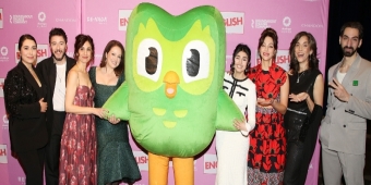 Video thumbnail for Video: Inside Opening Night of ENGLISH on Broadway