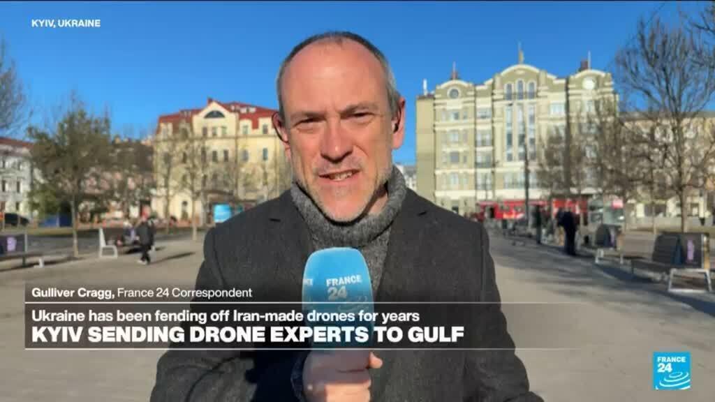 Video thumbnail for Ukraine sends drone experts to Gulf, viewing an ‘opportunity’
