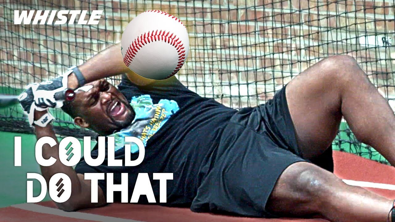 Video thumbnail for Spice Adams Tries 250 MPH FASTBALL Challenge  | ft. Stanley Anderson
