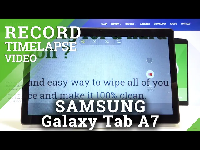 Video thumbnail for How to Record Hyper Lapse in SAMSUNG Galaxy Tab A7 2020 – Time Lapse Options
