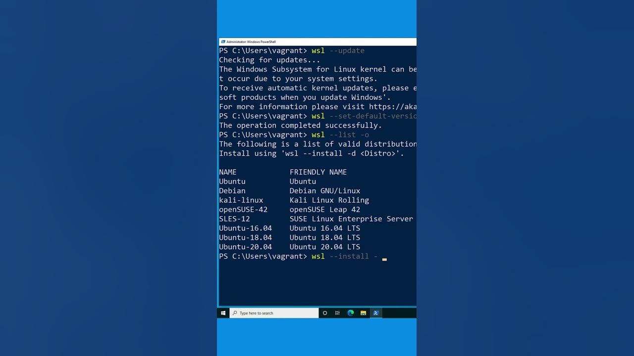 Video thumbnail for #shorts (Solved) Windows 10 Error 0x80370102 WSL Windows Subsystem for Linux Ansible Troubleshooting
