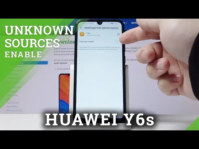 Video thumbnail for How to Allow Unknown Sources in HUAWEI Y6s – Allow Downloads from Diffren Methods