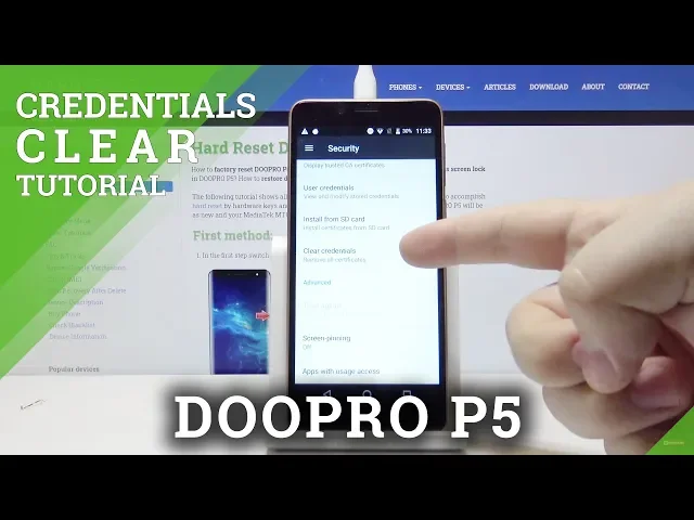 Video thumbnail for How to Clear Credentials in DOOPRO P5 – Delete Certificates