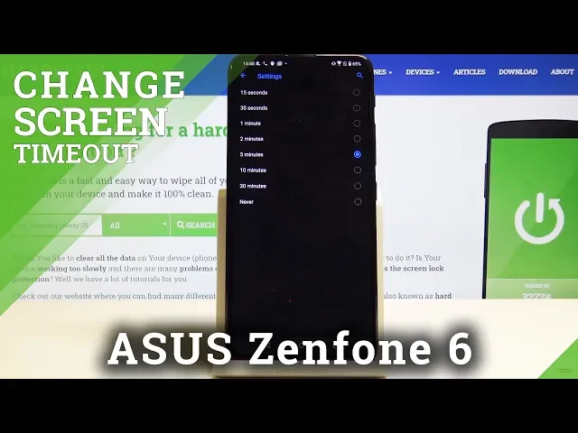 Video thumbnail for How to Turn Off Screen Timeout in ASUS Zenfone 6
