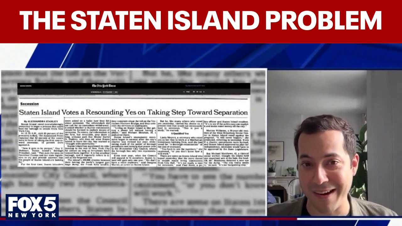 Video thumbnail for The Staten Island Problem: New podcast explores how SI tried to leave NYC