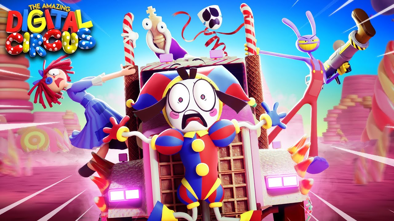 Video thumbnail for THE AMAZING DIGITAL CIRCUS Ep 2 Candy Carrier Chaos!