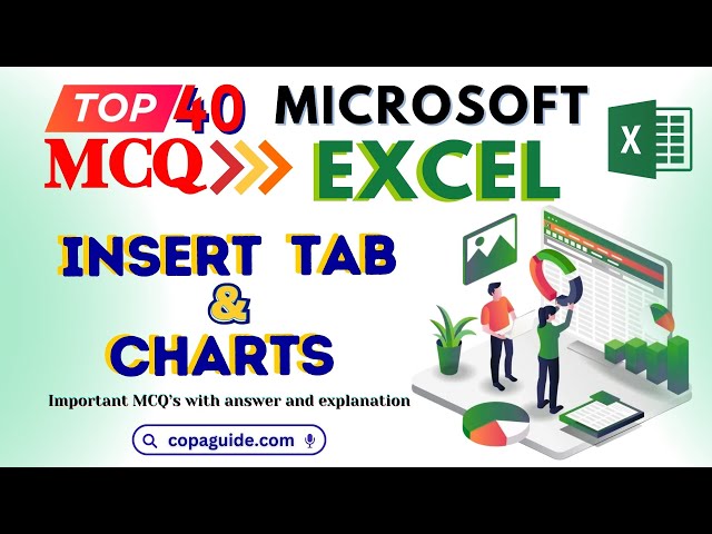 Video thumbnail for 🫵 Top 40 MS-Excel 📅 MCQs on Insert Tab and Charts 📊with answer📝  and explanation💡in Hindi #quiz