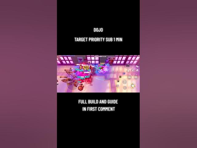 Video thumbnail for Dojo Target Priority sub 1 min #moco #supercell #buildguide #gaming