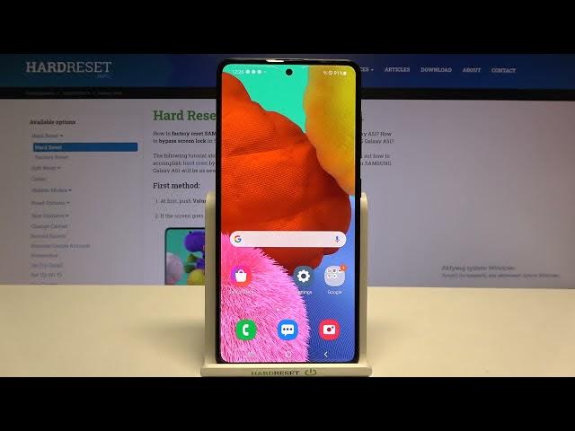Video thumbnail for SAMSUNG Galaxy A51 - How To Change Screenshot Format