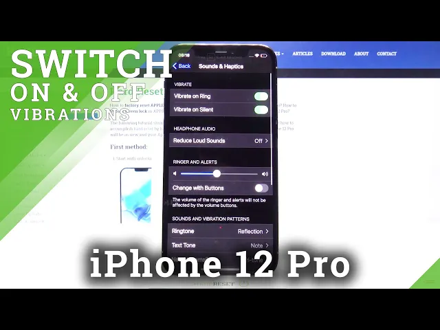 Video thumbnail for iPhone 12 Pro - Change Vibration Settings