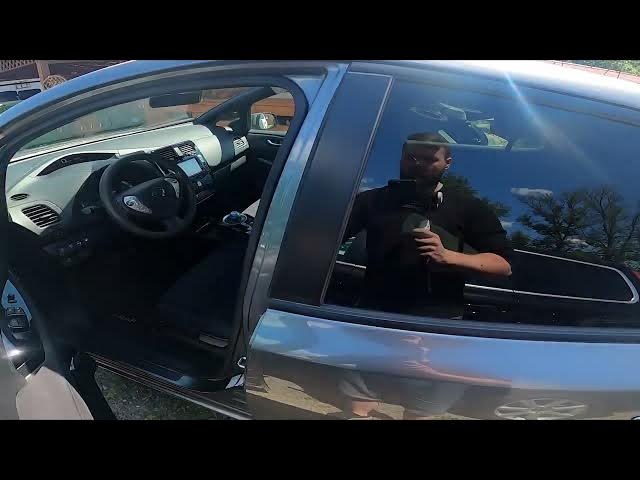 Video thumbnail for How to Find Sticker With Recommended Tire Pressure in Nissan Leaf ( 2011 - 2017 )