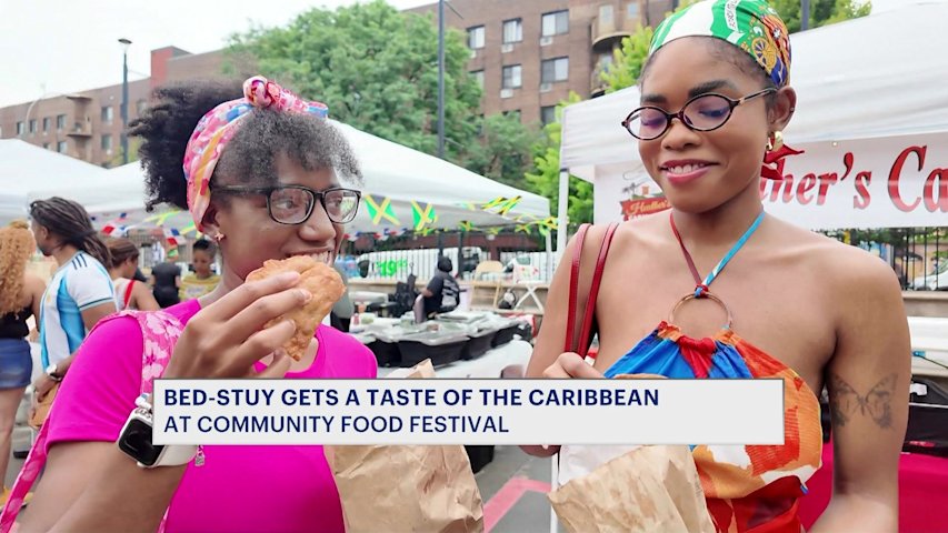 Video thumbnail for Bed-Stuy gets a taste of the Caribbean culture at heritage month celebration