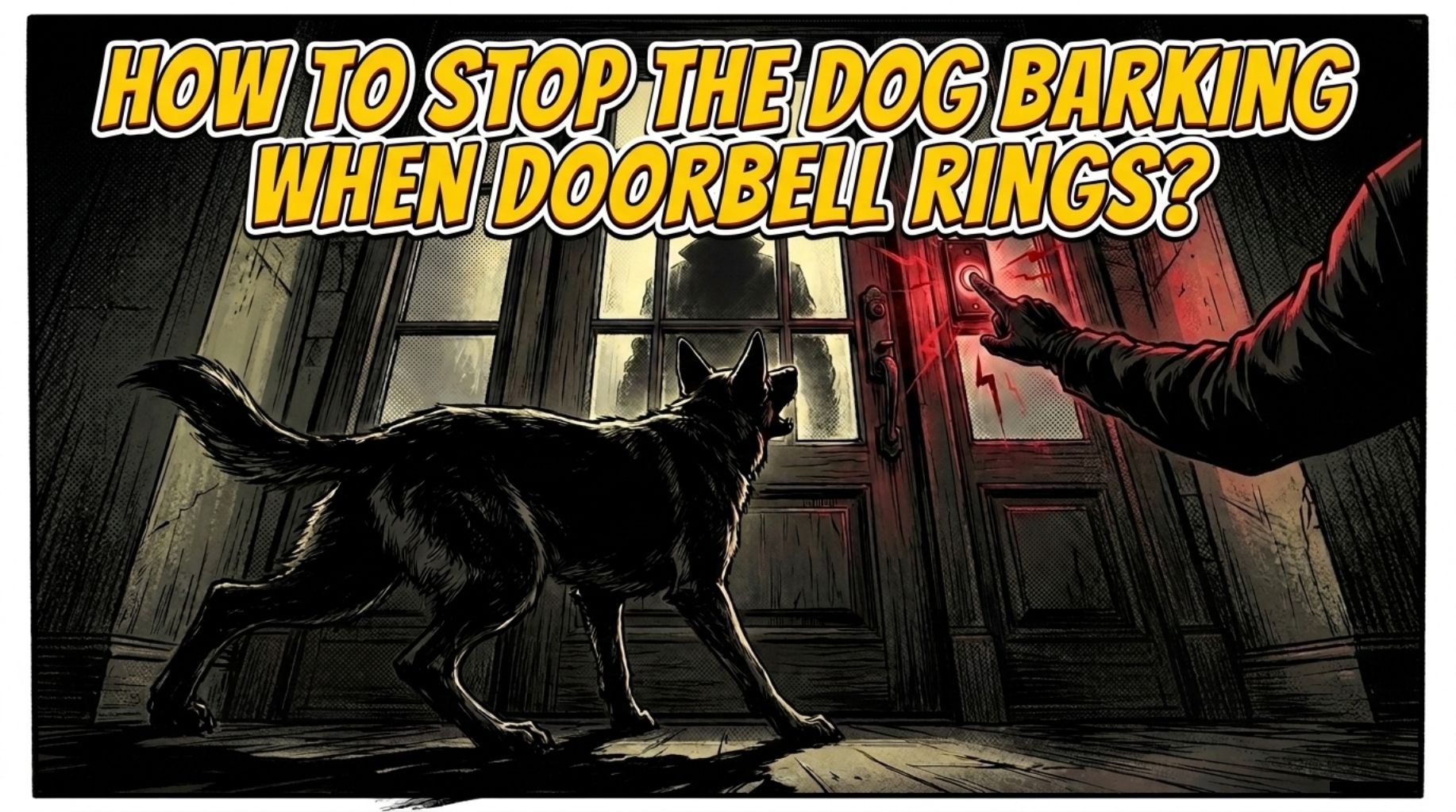 Video thumbnail for How To Stop The Dog Barking When Doorbell Rings?