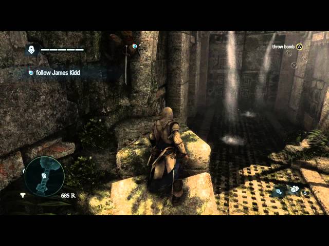 Video thumbnail for Assassin's Creed IV: Black Flag - The Sage's Buried Secret: Follow Kidd, Air Pockets, Swim Tutorial