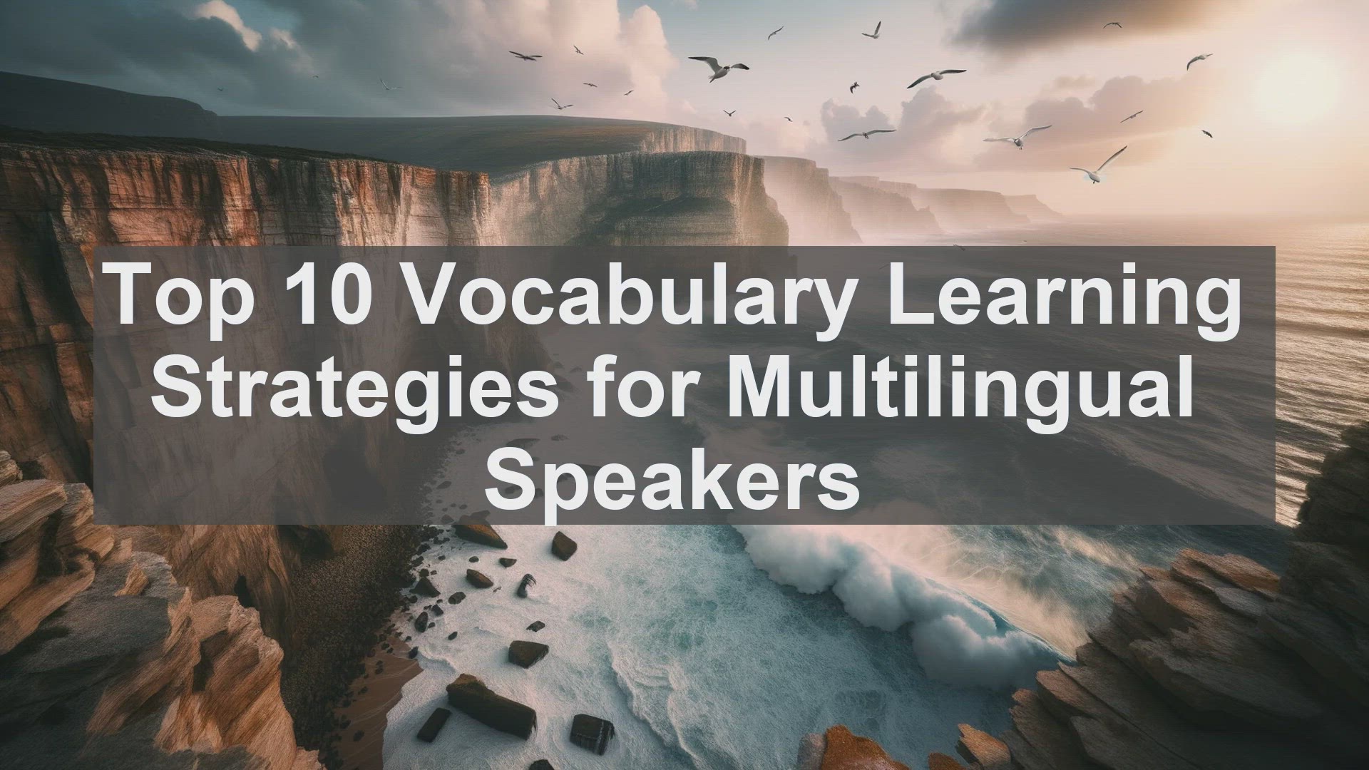 'Video thumbnail for Top 10 Vocabulary Learning Strategies for Multilingual Speakers'