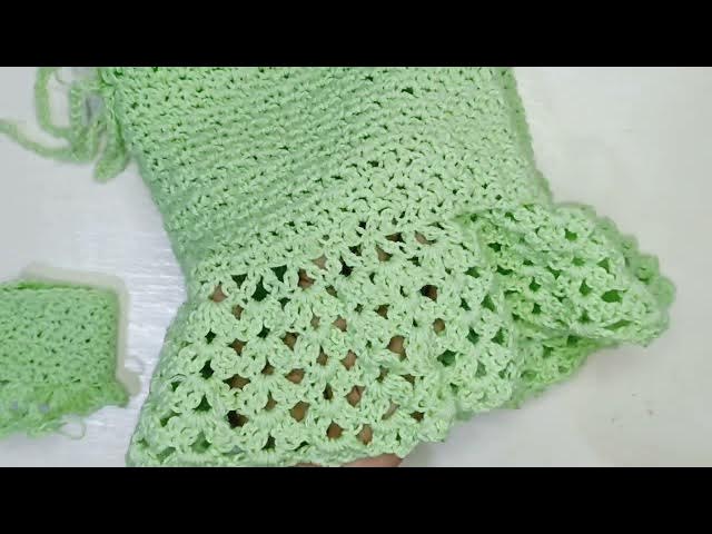 Video thumbnail for CROCHET TOP TUTORIAL | How To Crochet A Top For Beginners Tutorial | Free Pattern | Sitn'Crochet