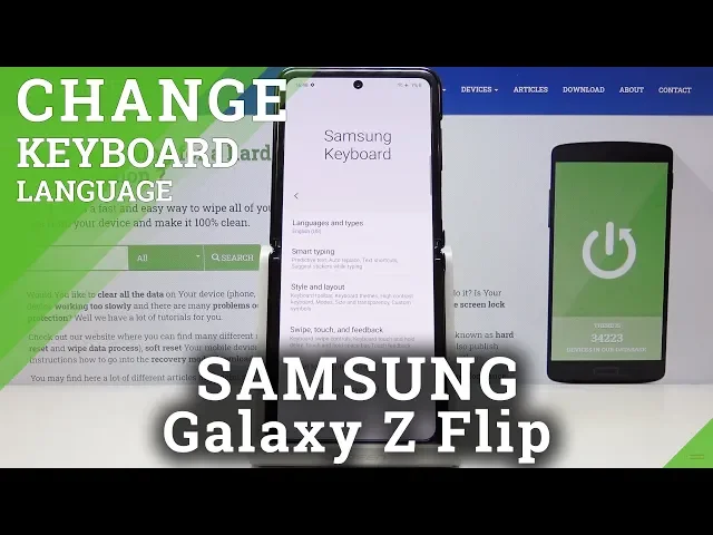 Video thumbnail for How to Change Keyboard Language in SAMSUNG Galaxy Z Flip – Language Settings