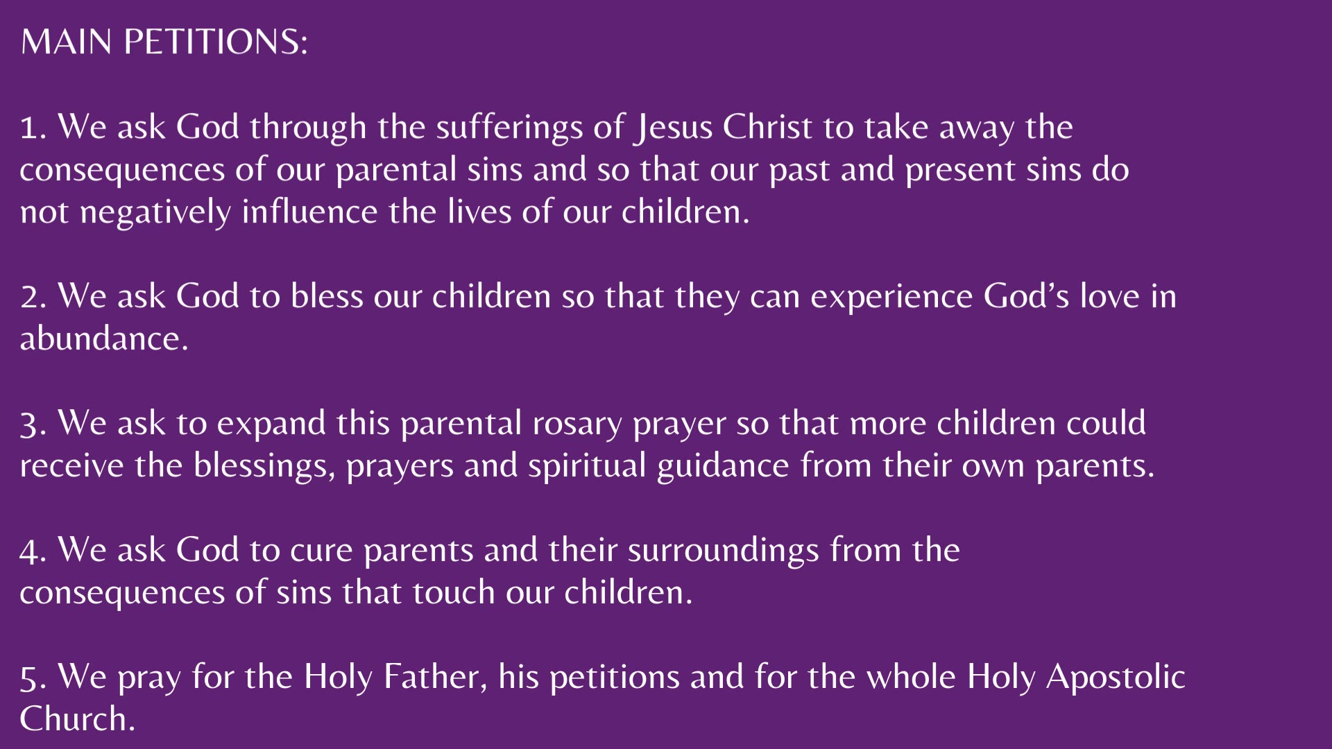 Video thumbnail for Pray the Rosary for Your Children