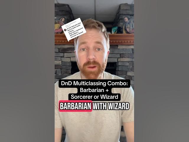 Video thumbnail for Multiclassing a DnD Barbarian with any spellcaster is hard