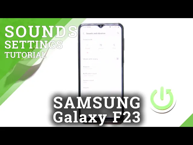 Video thumbnail for Samsung Galaxy F23 - How To Find & Manage Sound Settings