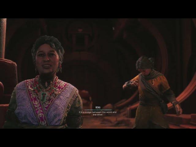 Video thumbnail for Unknown 9: The Awakening - Chapter 1: Reika Gives Haroona Shader Bracers Cutscene | Crush Tutorial