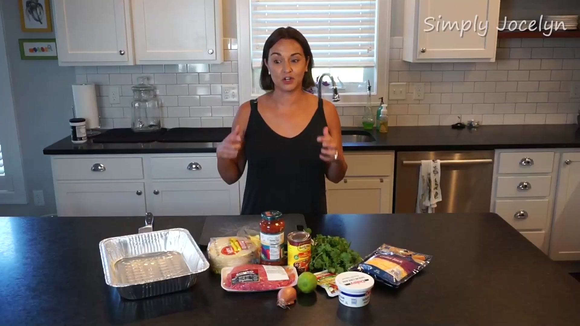'Video thumbnail for Homemade Enchilada Casserole - Simply Jocelyn'