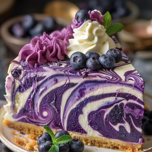 Video thumbnail for White Chocolate Blueberry Cheesecake Recipe