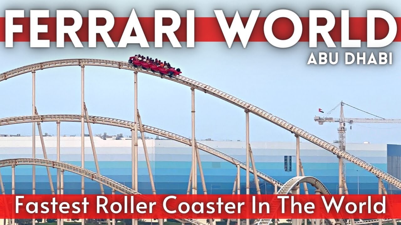 Video thumbnail for Ferrari World in Abu Dhabi Tour | Fastest Roller Coaster In The World!
