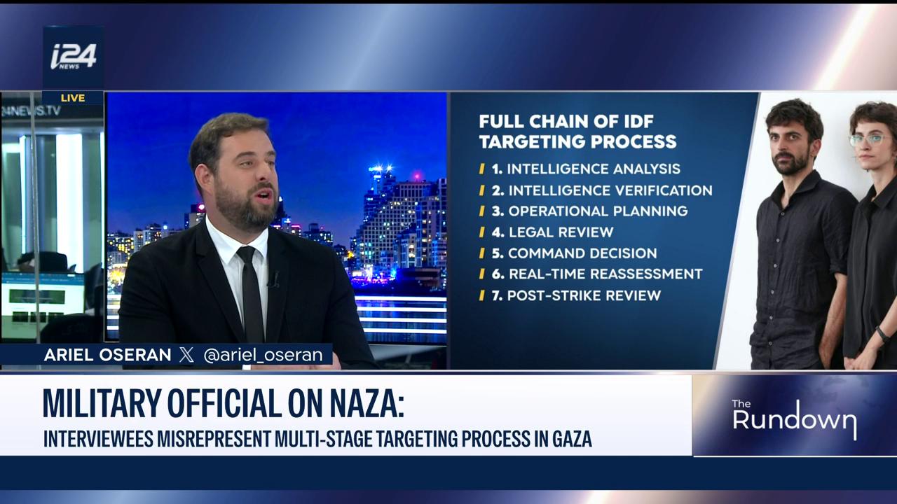 Video thumbnail for What ‘NAZA’ gets wrong about Gaza targeting, according to military official