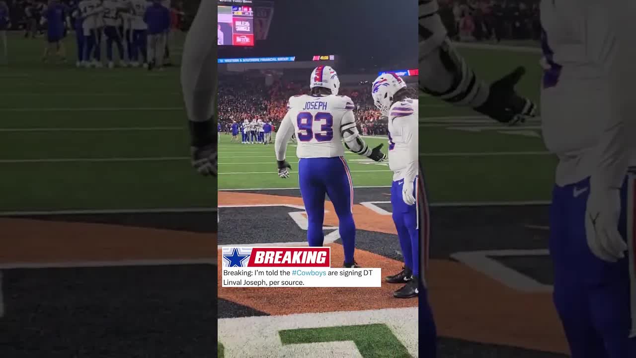 Video thumbnail for Breaking: I’m told the #Cowboys are signing DT Linval Joseph